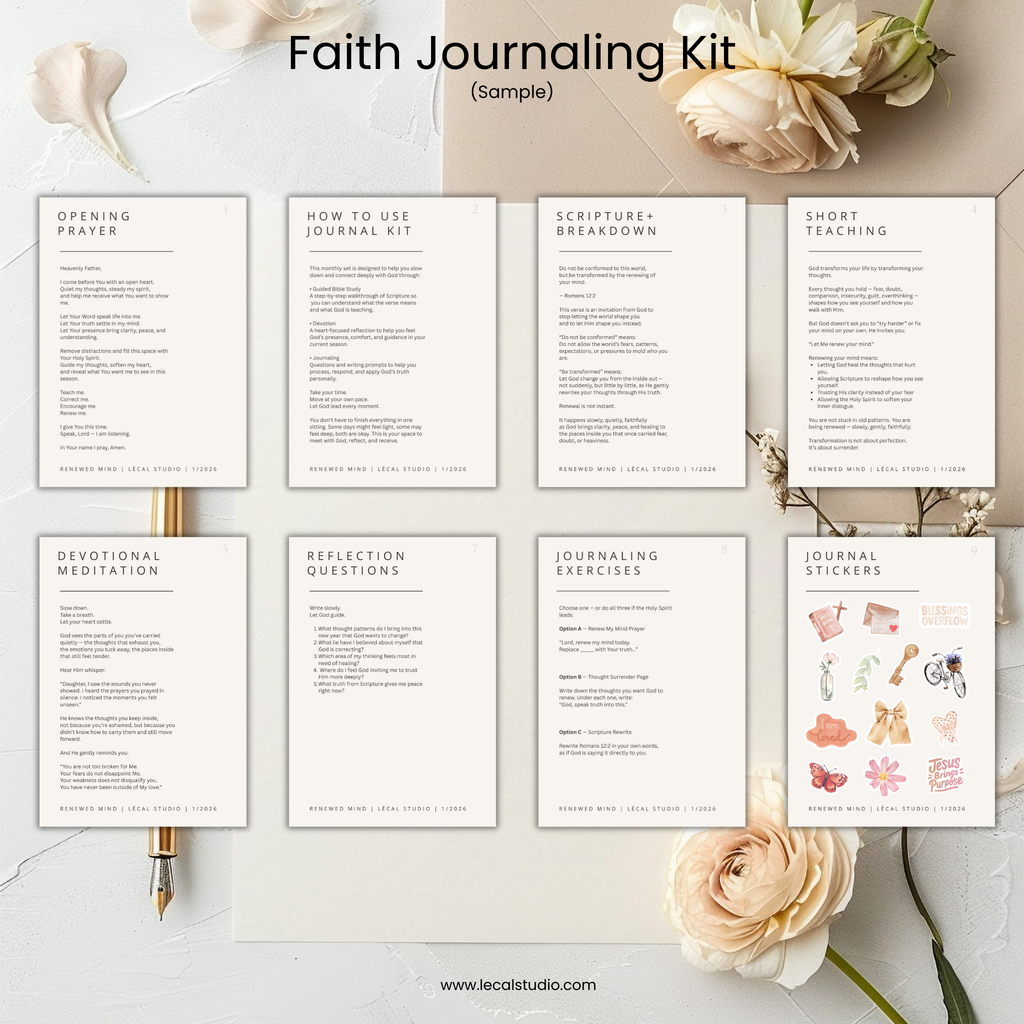 Faith Journaling Kit (Monthly Subscription)